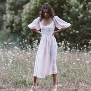 NWT Kara Thoms Bellflower Dress in Pink